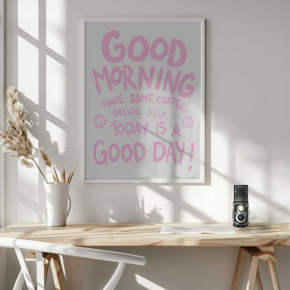 Cheerful Start Art Print UK — Abstract Vibrant Wall Art — Kitchen — Wall It All Prints