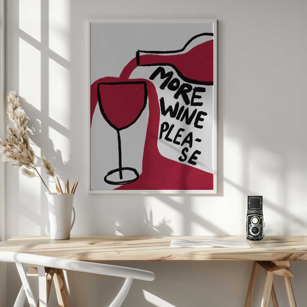 Pouring Passion Art Print UK — Abstract Vibrant Wall Art — Kitchen — Wall It All Prints
