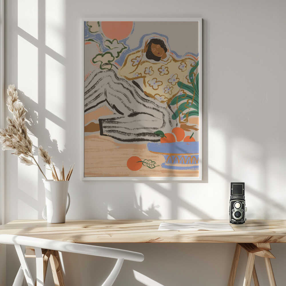 Lazydays Art Print UK — Botanical Vibrant Wall Art — Kitchen — Wall It All Prints