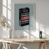 Salmiakki Candy Box Art Print UK — Abstract Vibrant Wall Art — Kitchen — Wall It All Prints