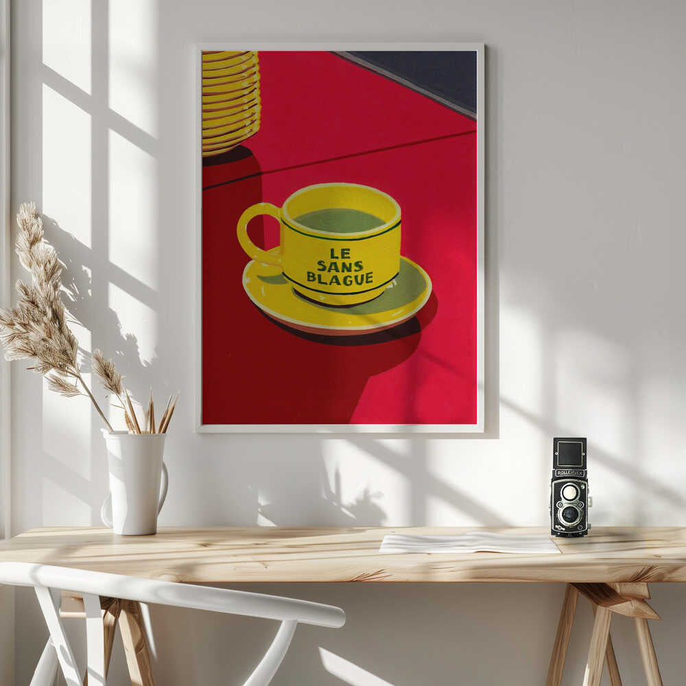 Le Sans Blague Art Print UK — Abstract Vibrant Wall Art — Kitchen — Wall It All Prints