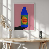 Lemo Nade Art Print UK — Food Vibrant Wall Art — Kitchen — Wall It All Prints