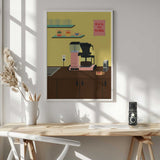 Back To Work Art Print UK — Food Vibrant Wall Art — Kitchen — Wall It All Prints