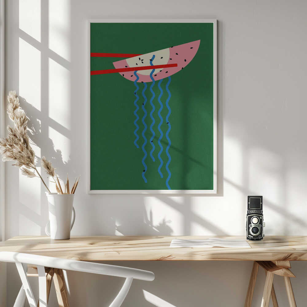 Hollywood Ramen Art Print UK — Japanese Vibrant Wall Art — Kitchen — Wall It All Prints