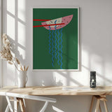Hollywood Ramen Art Print UK — Japanese Vibrant Wall Art — Kitchen — Wall It All Prints