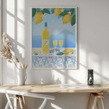 Limoncello Art Print UK — Botanical Vibrant Wall Art — Kitchen — Wall It All Prints