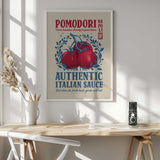Vintage Italian Tomatoes Art Print UK — Food Vibrant Wall Art — Kitchen — Wall It All Prints