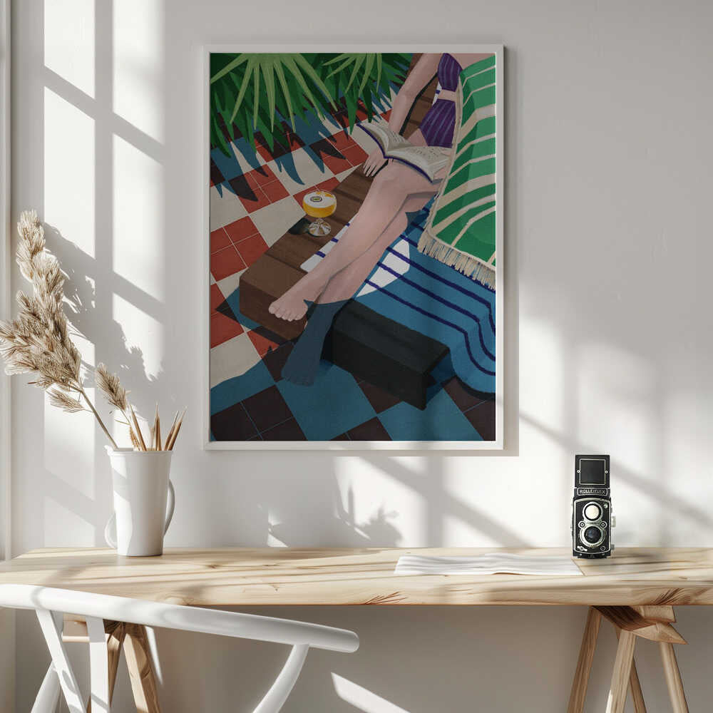 Just one more chapter Art Print UK — Abstract Vibrant Wall Art — Kitchen — Wall It All Prints