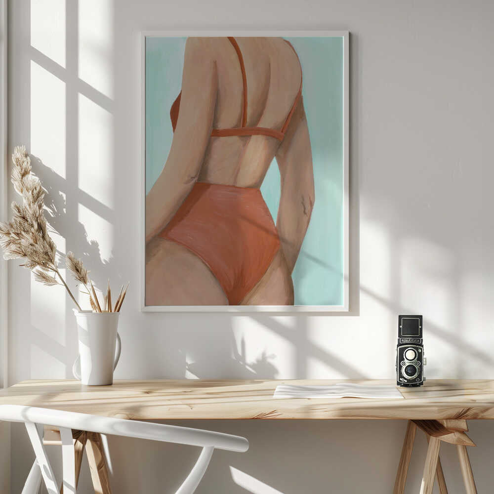 Relaxed Summer Back Art Print UK — Animal Vibrant Wall Art — Living Room — Wall It All Prints