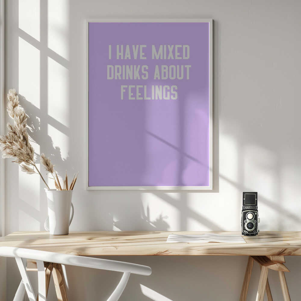 Mixed Emotions Art Print UK — Abstract Calm Wall Art — Kitchen — Wall It All Prints