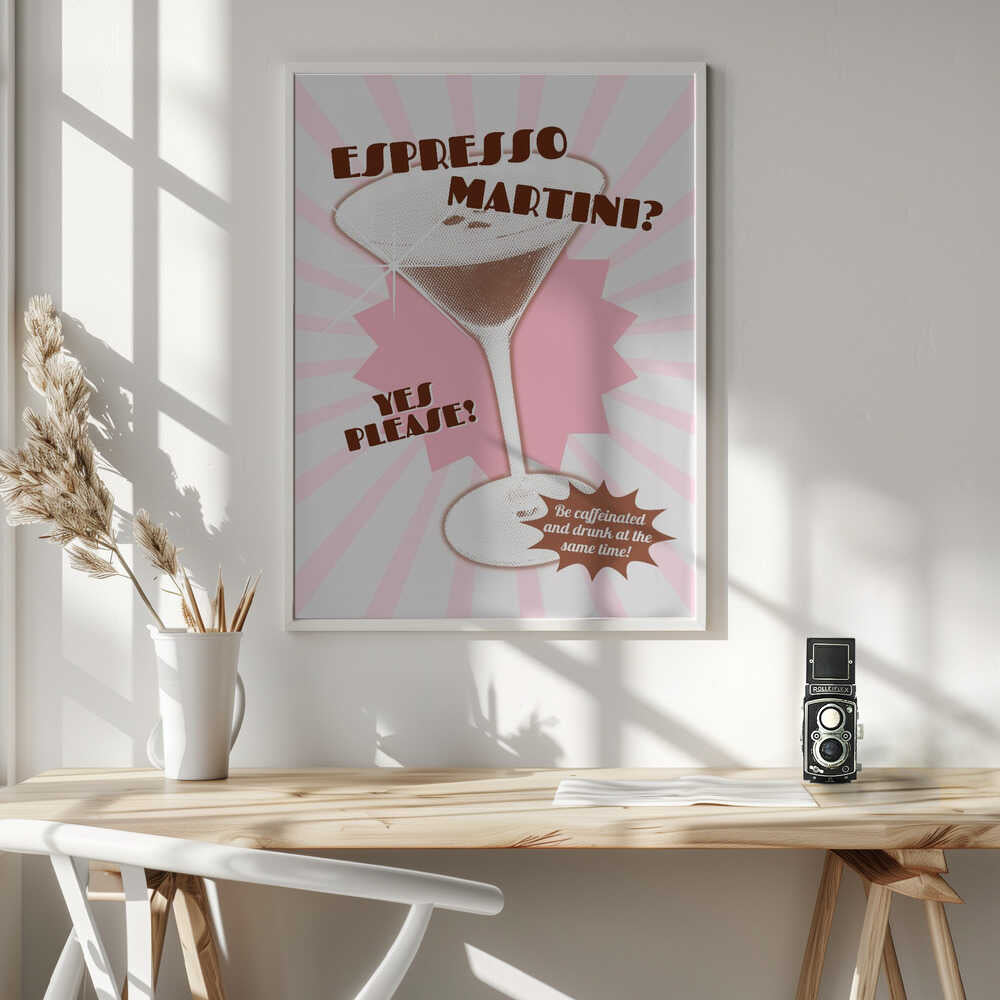 Fizz and Buzz Delight Art Print UK — Abstract Vibrant Wall Art — Kitchen — Wall It All Prints