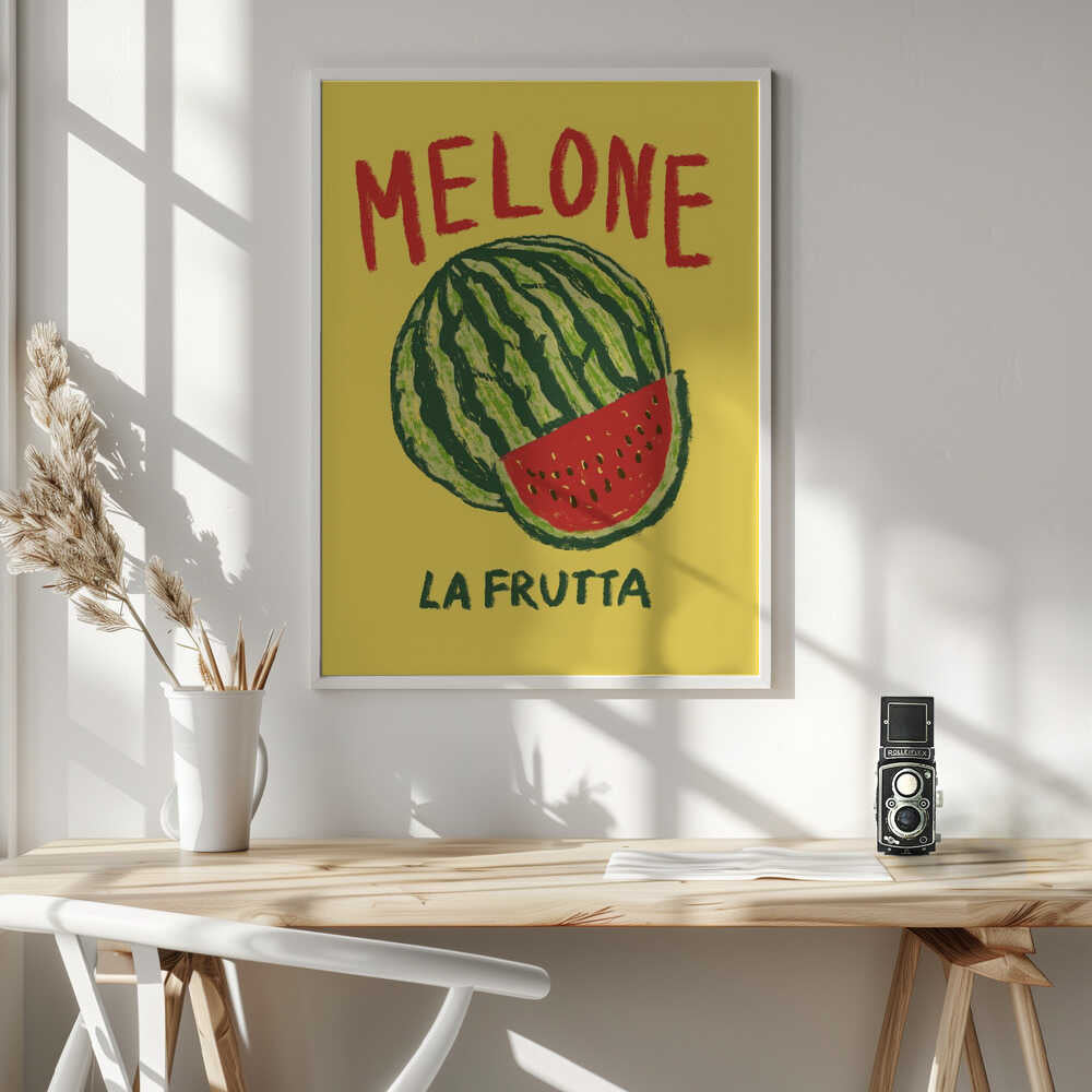 Melone La Frutta Art Print UK — Food Fresh Wall Art — Kitchen — Wall It All Prints