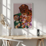 Sweet Morning Pastries Art Print UK — Food Vibrant Wall Art — Kitchen — Wall It All Prints