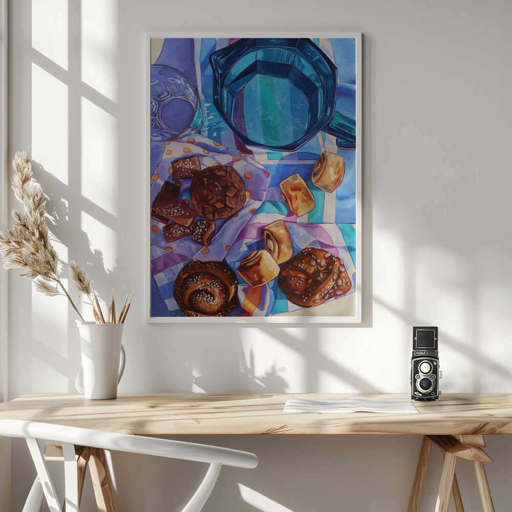 Sweet Morning Indulgence Art Print UK — Food Vibrant Wall Art — Kitchen — Wall It All Prints