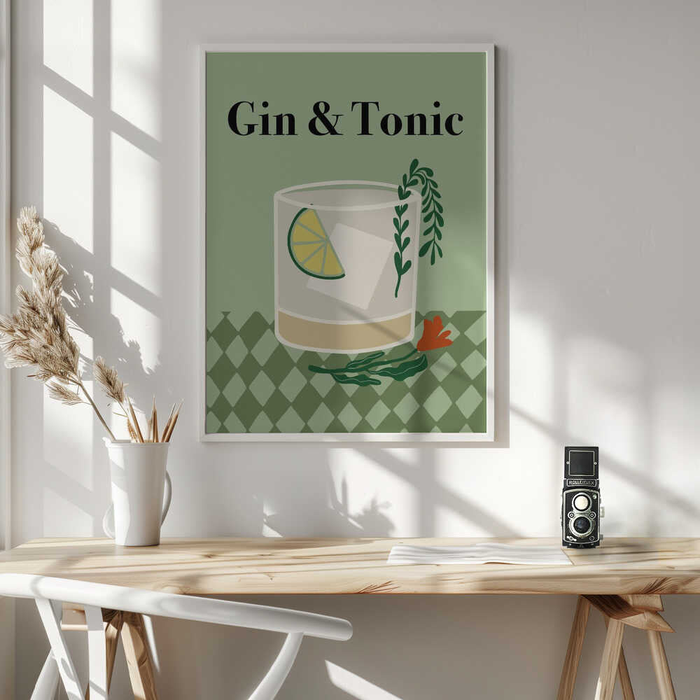 Gin and Tonic Cocktail