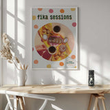 Fika Coffee And Pastries Art Print UK — Food Warm Wall Art — Kitchen — Wall It All Prints