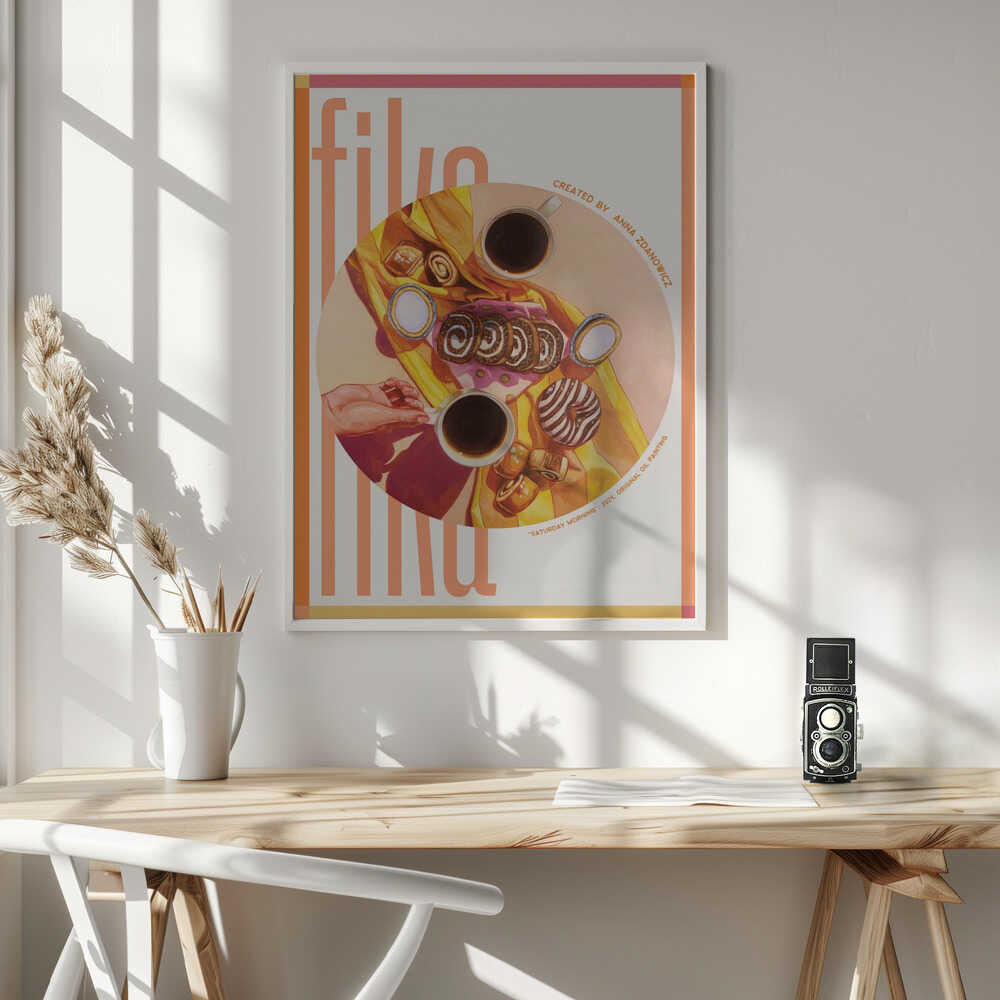 Sweet Morning Pastries Art Print UK — Food Vibrant Wall Art — Kitchen — Wall It All Prints