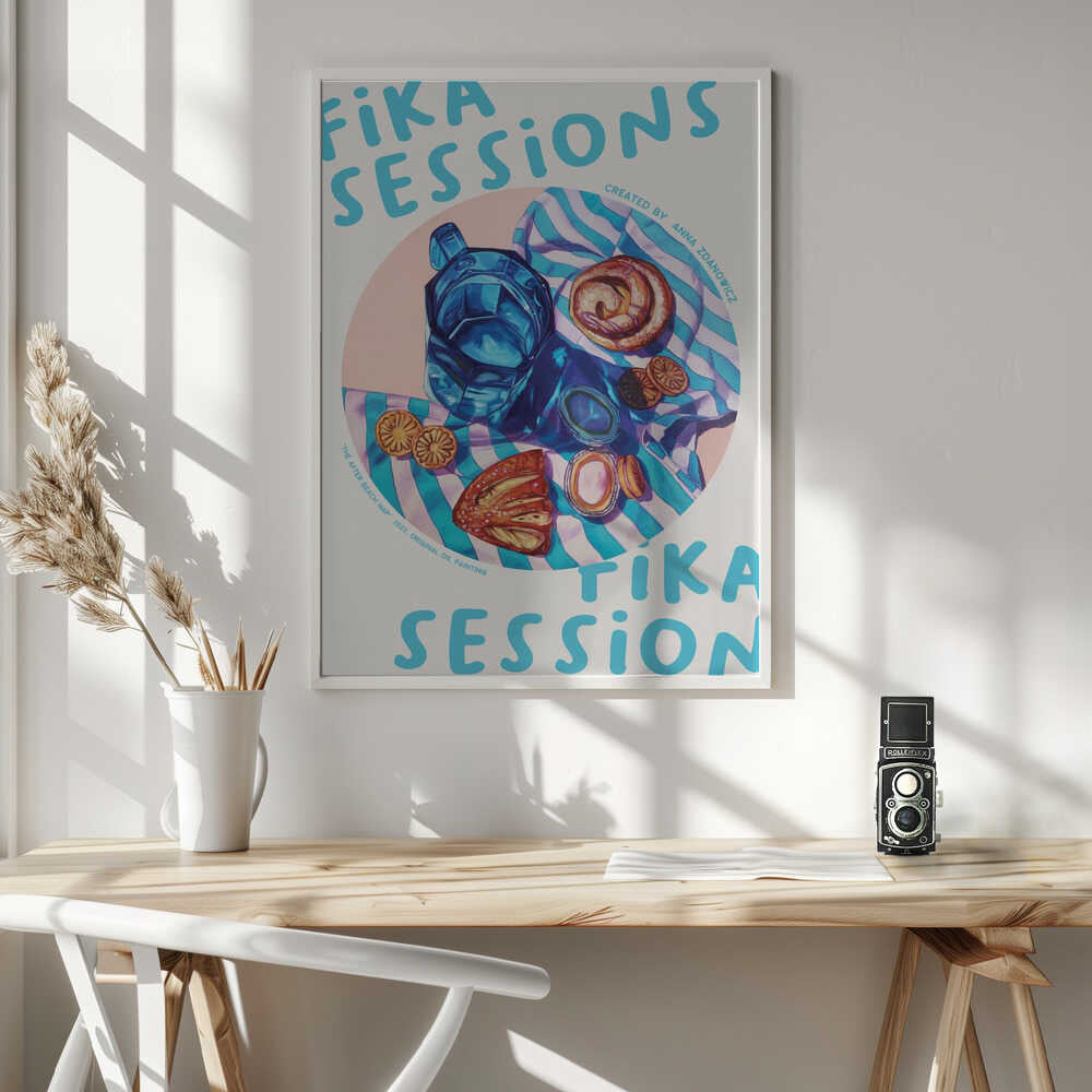 Sweet Summer Morning Still Life Art Print UK — Food Vibrant Wall Art — Kitchen — Wall It All Prints