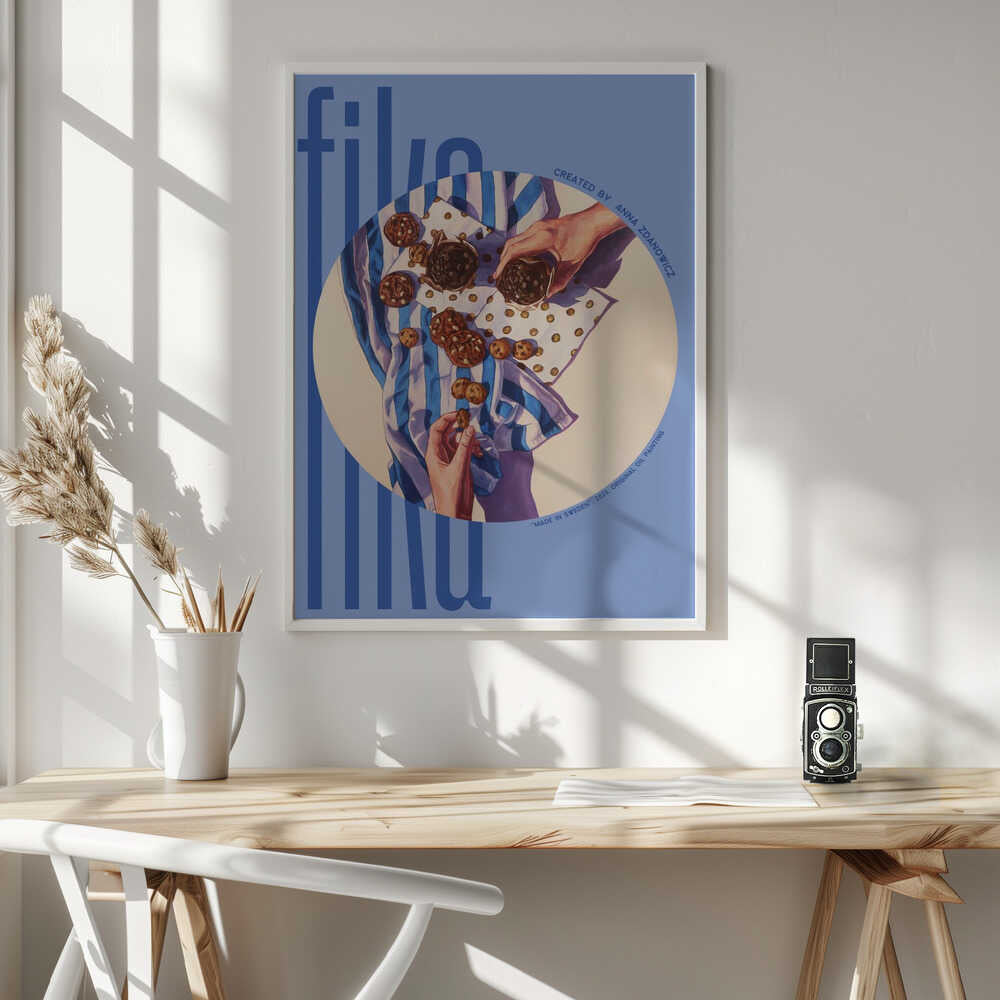Made In Sweden Art Print UK — Abstract Vibrant Wall Art — Kitchen — Wall It All Prints