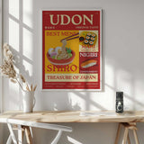 Japanese Udon And Sushi Art Print UK — Japanese Fresh Wall Art — Kitchen — Wall It All Prints