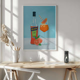 Aperol Spritz Art Print UK — Food Vibrant Wall Art — Kitchen — Wall It All Prints
