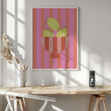Bowl Of Lemons Art Print UK — Abstract Vibrant Wall Art — Kitchen — Wall It All Prints