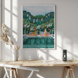 Leopard Poolside Oasis