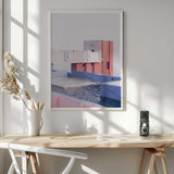La Muralla Roja 1 Art Print UK — Abstract Vibrant Wall Art — Office — Wall It All Prints