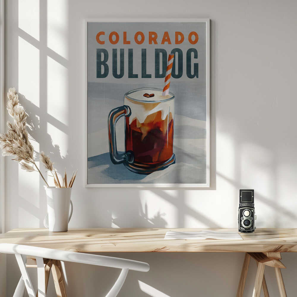 Colorado Bulldog 21x28 Art Print UK — Dark Moody Dark Wall Art — Kitchen — Wall It All Prints
