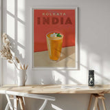 Travel Poster Cocktail Kolkata India