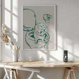 Funny Cat On Toilet Art Print UK — Animal Fresh Wall Art — Bathroom — Wall It All Prints