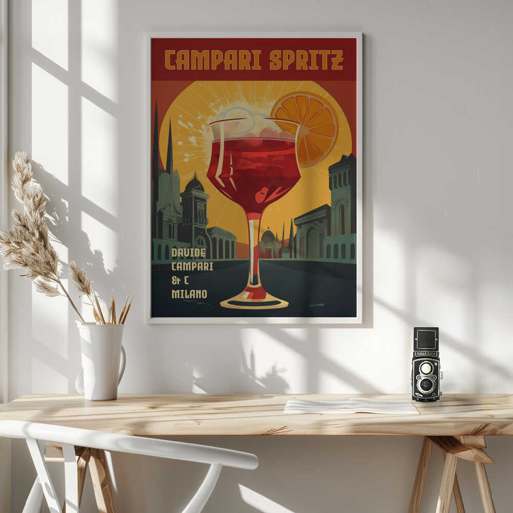 Campari Spritz Milan Sunset