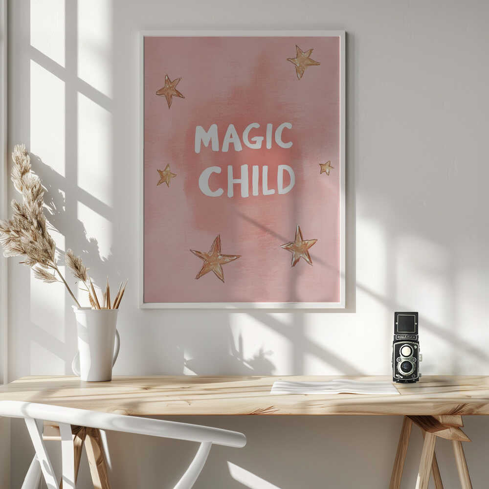 Starry Dreams Art Print UK — Celestial Elegant Wall Art — Nursery — Wall It All Prints