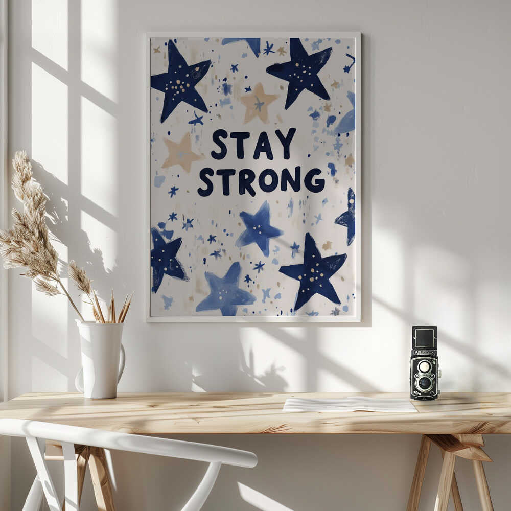 Starry Resolve Art Print UK — Abstract Elegant Wall Art — Living Room — Wall It All Prints