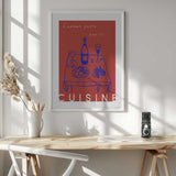 Heartfelt Dining Art Print UK — Food Minimal Wall Art — Kitchen — Wall It All Prints
