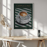 Italian Cappuccino Art Art Print UK — Food Warm Wall Art — Kitchen — Wall It All Prints