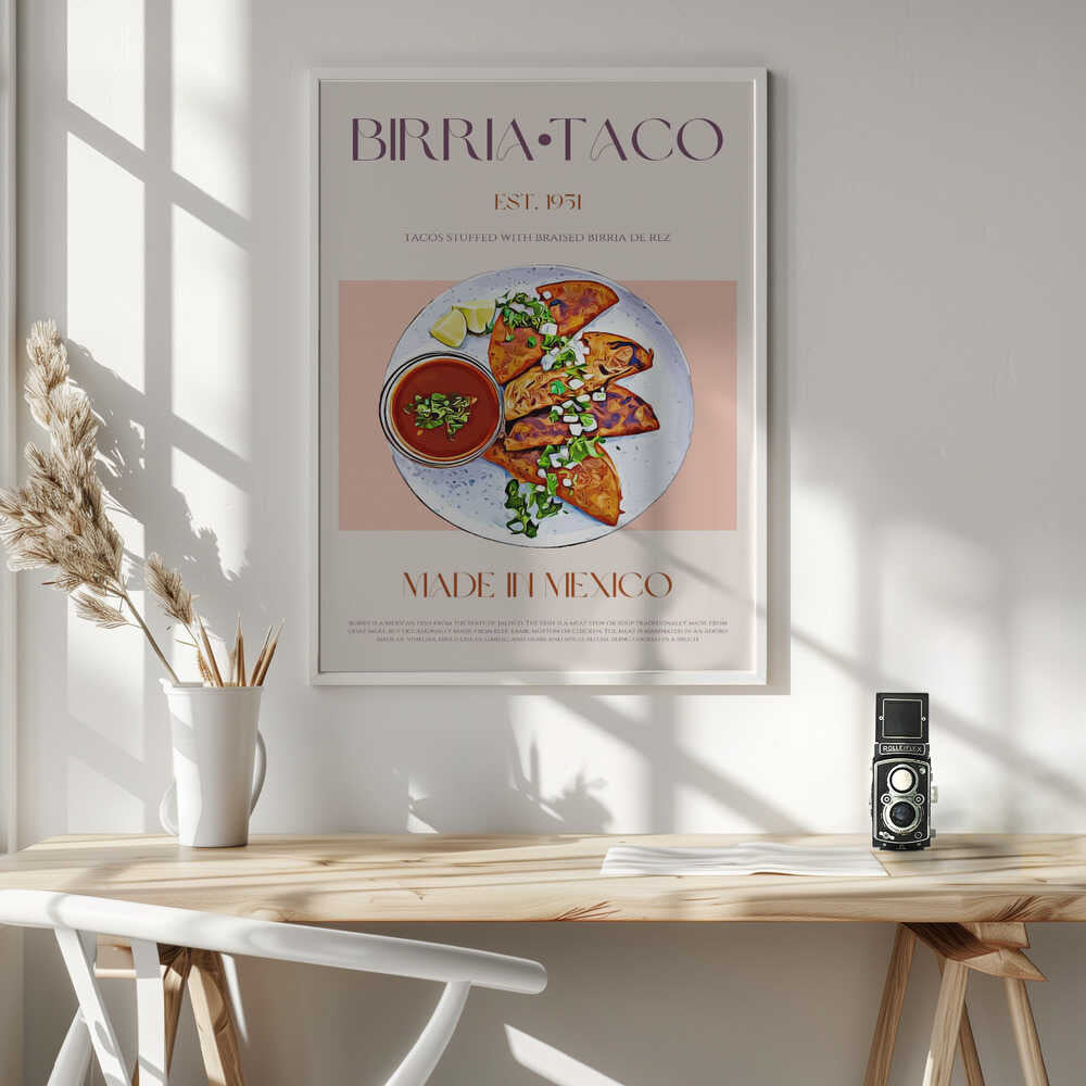 Authentic Birria Tacos Art Print UK — Food Fresh Wall Art — Kitchen — Wall It All Prints