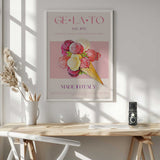 Sweet Italian Gelato Art Print UK — Japanese Vibrant Wall Art — Kitchen — Wall It All Prints