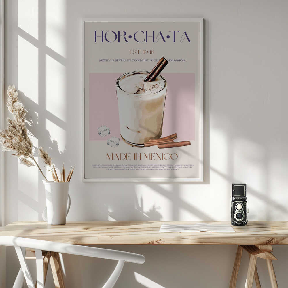 Mexican Horchata Drink Art Print UK — Food Fresh Wall Art — Kitchen — Wall It All Prints