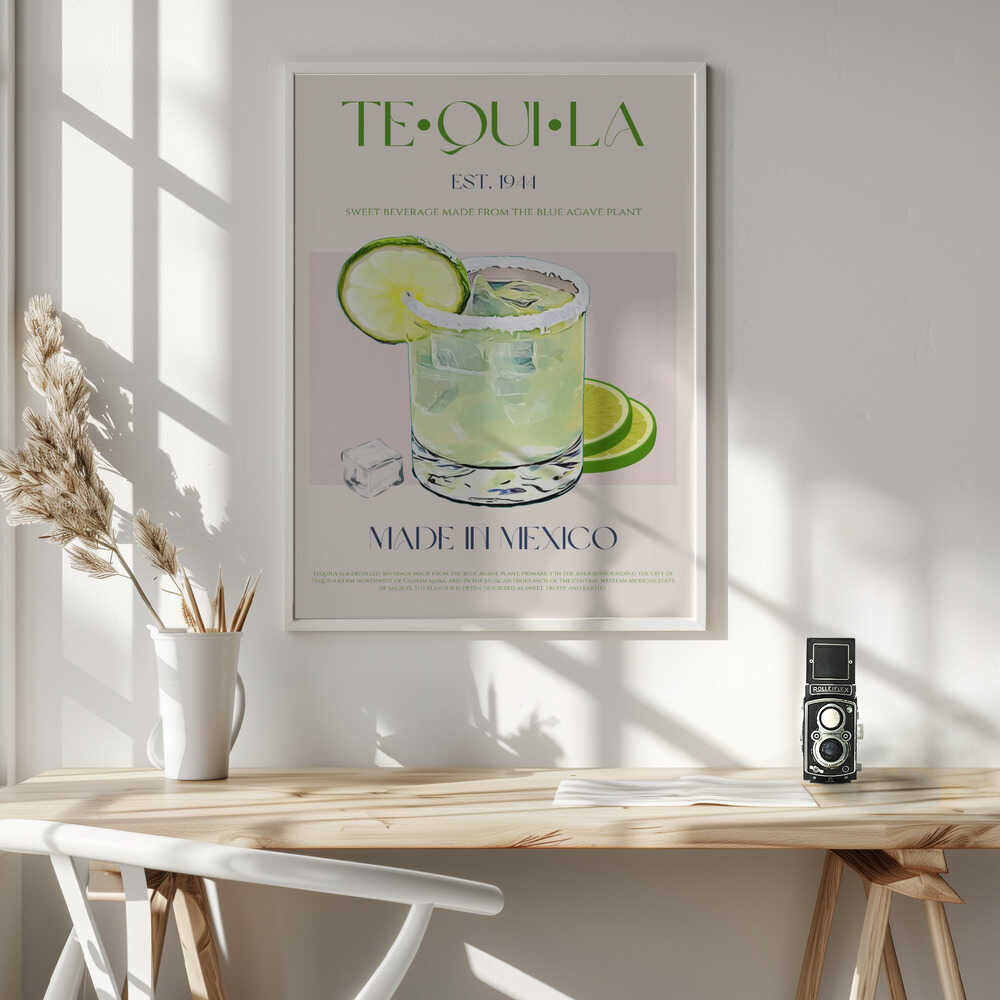 Classic Tequila Margarita Art Print UK — Automotive Fresh Wall Art — Kitchen — Wall It All Prints