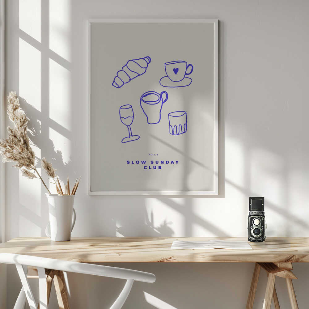 Cozy Brunch Vibes Art Print UK — Food Calm Wall Art — Bedroom — Wall It All Prints