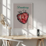 Fresh Strawberry Watercolor