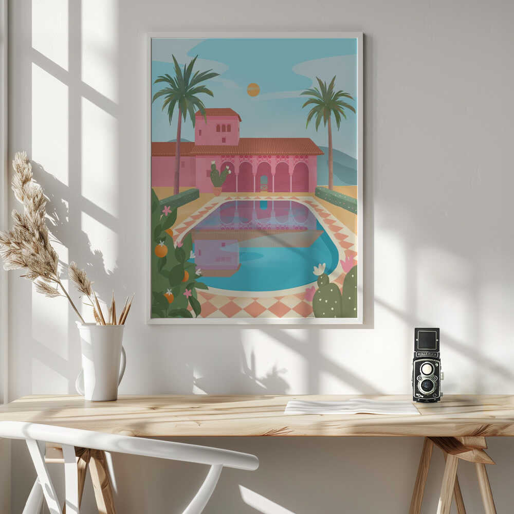 Granada, Spain Art Print UK — Botanical Calm Wall Art — Bedroom — Wall It All Prints