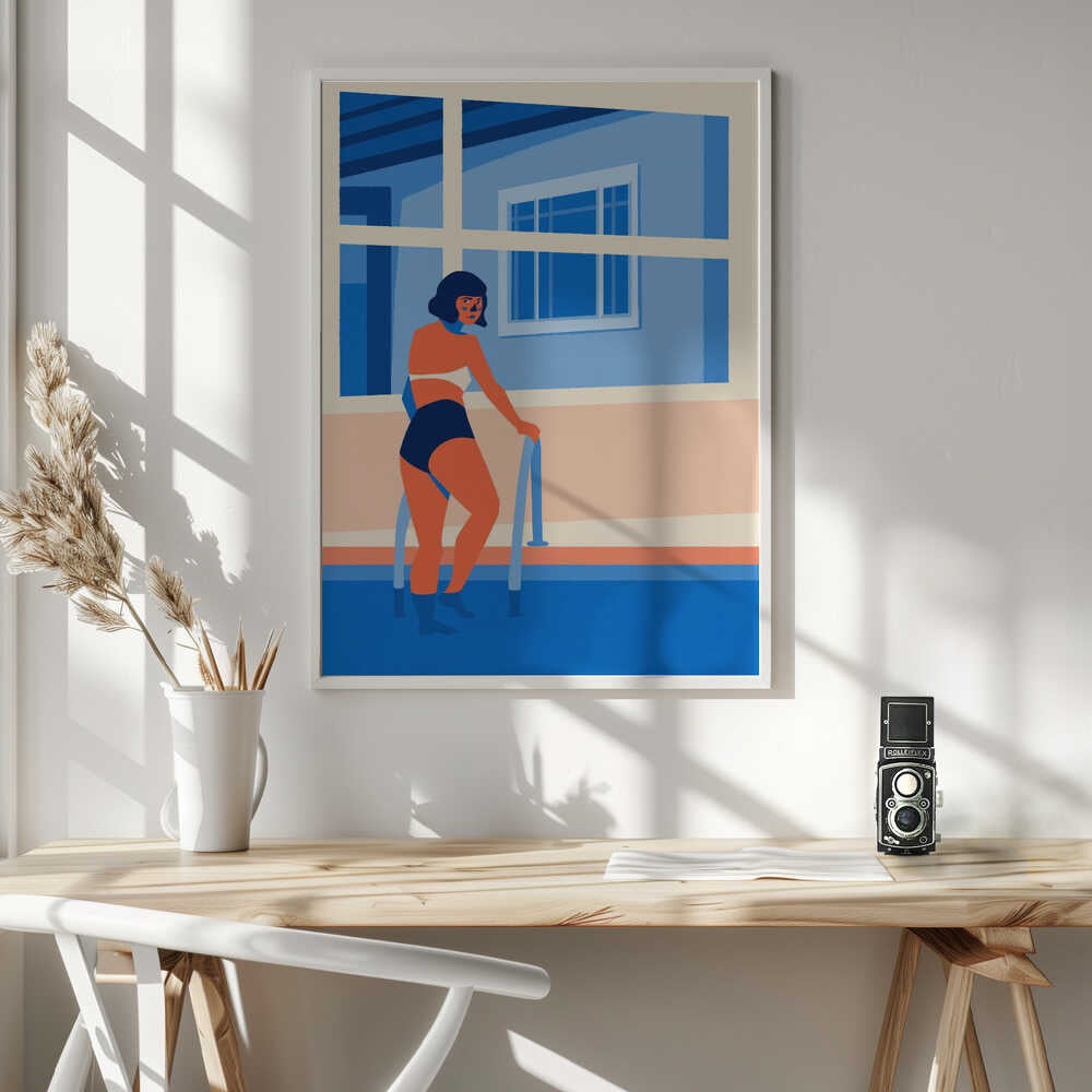 Woman In Pool