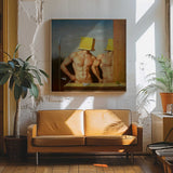 Enigmatic Figures Yellow Boxes