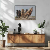 Wild Horses Run Free Art Print UK — Animal Vibrant Wall Art — Living Room — Wall It All Prints
