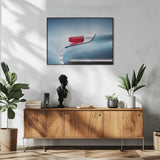 Retro Car Taillight Art Print UK — Vintage Vibrant Wall Art — Living Room — Wall It All Prints