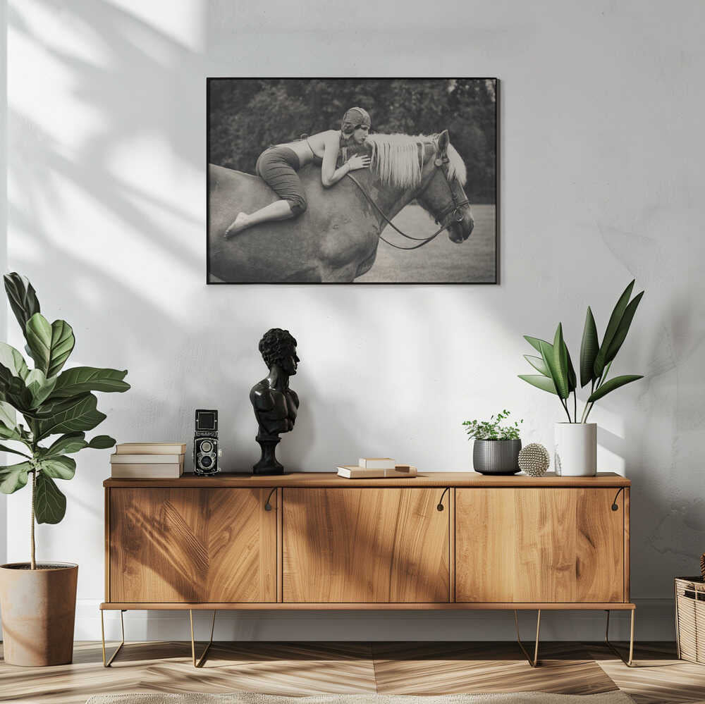 Vintage Equestrian Portrait