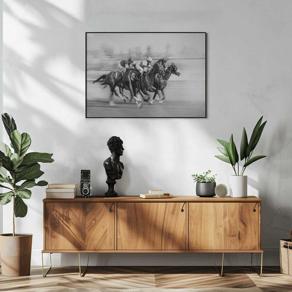 Galloping Racehorses