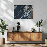 Pinstriped Classic Ride Art Print UK — Dark Moody Dark Wall Art — Living Room — Wall It All Prints